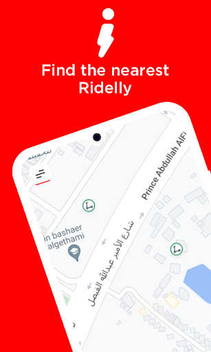 Android application Ridelly | رايدلي screenshort