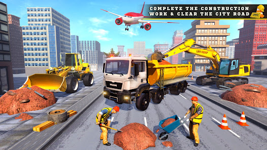 Excavator Construction Games  screenshots 2