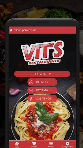 Android application Vits Restaurante e Pizzaria screenshort