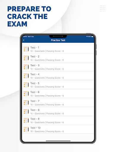 Screenshot of US Citizenship Test - 2024