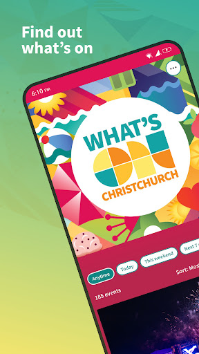 Android application What's On Christchurch screenshort
