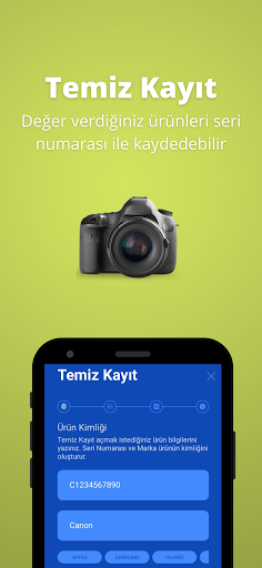 Temiz : Ürün Kaydet & Sorgula Screen 3