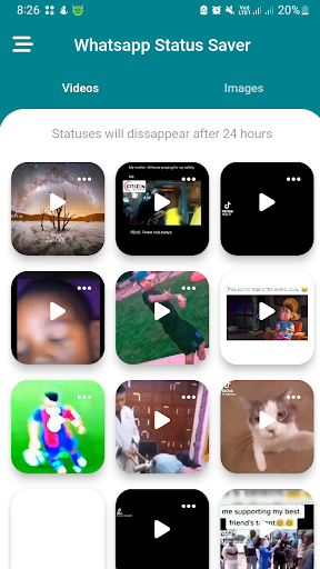 Android application Status Saver - Media Saver screenshort
