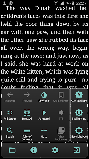 AlReaderX - text book reader Screen 3