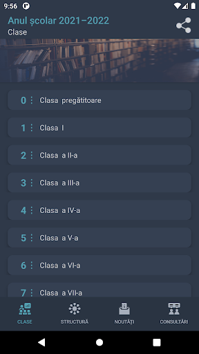 Android application Anul școlar screenshort