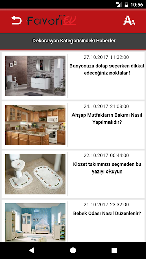 Favoriev Screen 3