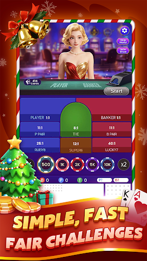 Baccarat SM-Poker, Card Game screenshot 0