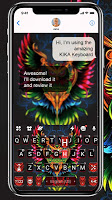 screenshot of Devil Owl Keyboard Theme