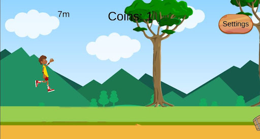 Android application Cross the bumpy road screenshort