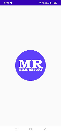Android application Milk Report Dealer screenshort