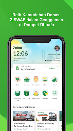 Dompet Dhuafa: Zakat, Sedekah Screen 2