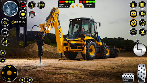 JCB Excavator Construction 3D