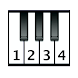 Learn Piano fast with numbers - Androidアプリ