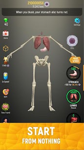 Idle Human MOD APK 1.18 (Unlimited Diamonds) 2