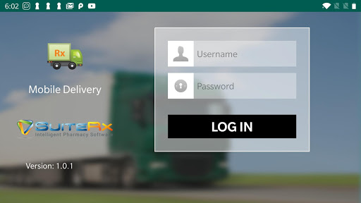 Android application SRx Delivery screenshort