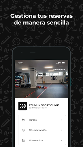 Android application 360 Training Center screenshort