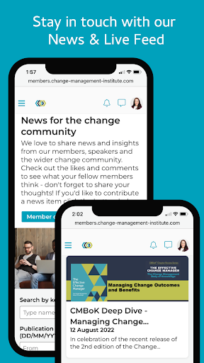 Change Management Member Hub Screen 3