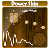 Dark wood Poweramp Skin icon