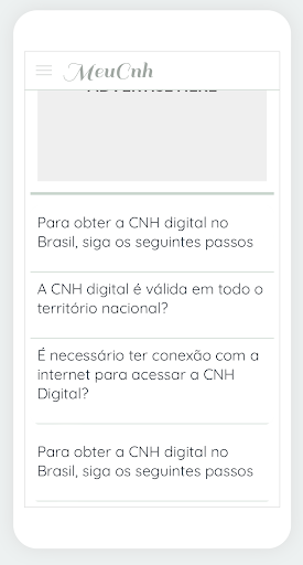 MeuCNH: CNH Digital Guia Screen 3