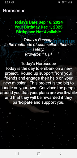 Bible Horoscopes screenshot 8