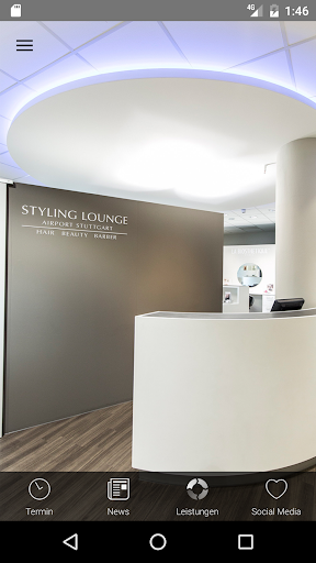 Android application Styling Lounge Airport screenshort