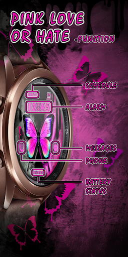 Pink Love Or Hate_Watchface Screen 3