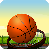 Basketball shoot icon