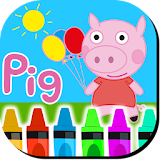 Coloring Book Peppy Pig icon