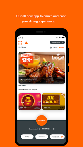 Android application Barbeque Nation-Buffets & More screenshort