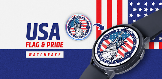 USA Flag & Pride Watchface