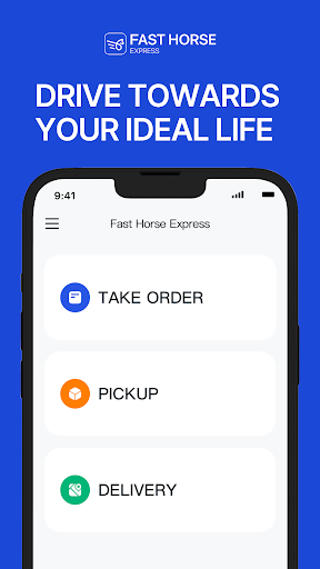 Android application Fast Horse Express screenshort