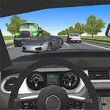 Road Racing in Car 3D icon