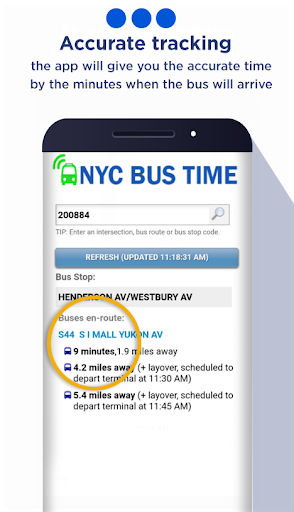 New York Bus Time App