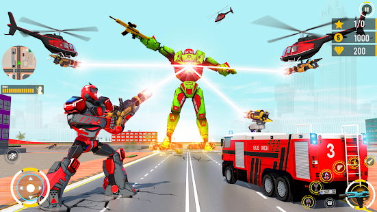 Fire Fighter Robot Truck 1.27 APK screenshots 11