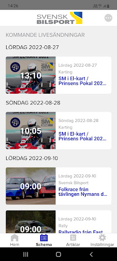 Svensk BilsportTV Screen 2