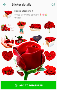 Roses Stickers for WhatsApp Unknown