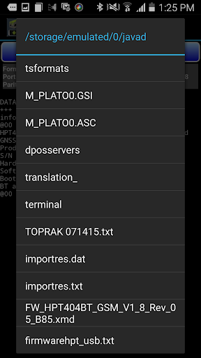 JAVAD Radio Firmware Loader
