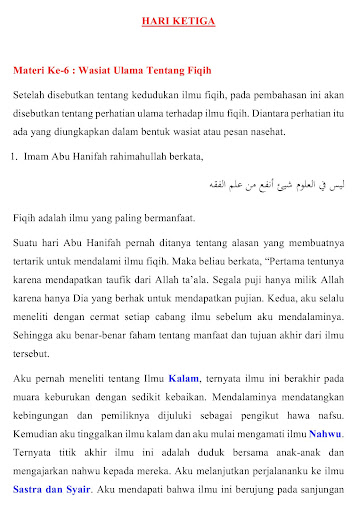 KAFFAH Kajian Fiqih Nifas Haid