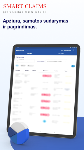 Android application SmartClaims screenshort