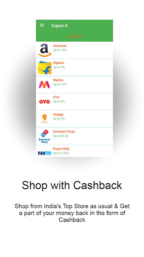 Cashback X: Shopping, Coupon & Screen 2