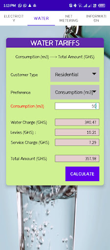 PURC Tariff Reckoner 3 Screen 3