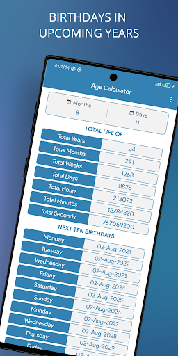 Age Calculator by Date of Birth - Find my Age