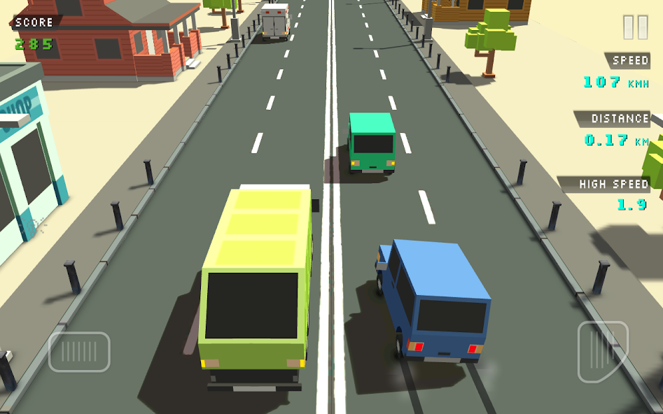 Blocky Traffic Racer 1.3 APK + Mod (Unlimited money / Free purchase / Unlocked) for Android