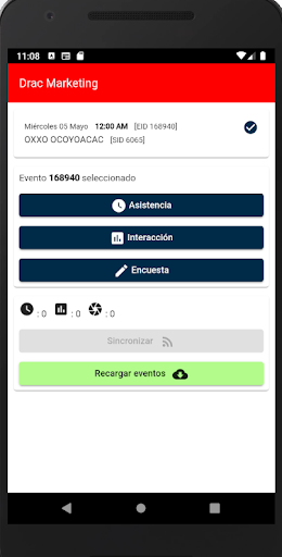 Android application Drac Marketing Field Force screenshort