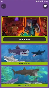 Sharks Mod for Minecraft PE