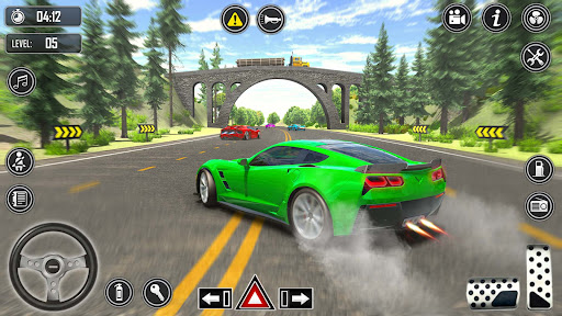 Android application Car Racing Rally Rush Game screenshort