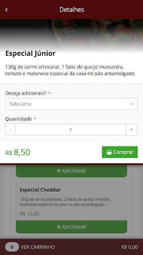 Cabral lanches e pizzaria Screen 3