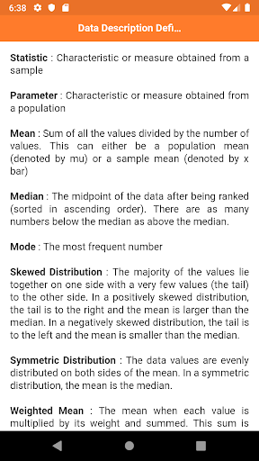 Probability and Statistics Screen 2