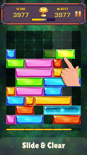 Sliding Puzzle: Jewel Dropdom Screen 2