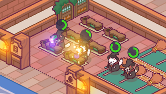 Game screenshot 猫の魔法学校：神秘的でかわいいタイクーン apk download